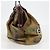 CHANEL Borsa a mano in tela e pelle ricamata graffiti khaki CC Auth 127134SM Cachi - vista 4