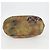 CHANEL Borsa a mano in tela e pelle ricamata graffiti khaki CC Auth 127134SM Cachi - vista 5