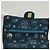 Sac à épaule en toile matelassée Icon Line de CHANEL, bleu marine, doré, CC Auth 127540SV - vue 20