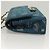 Sac à épaule en toile matelassée Icon Line de CHANEL, bleu marine, doré, CC Auth 127540SV - vue 4