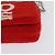 Borsa a spalla Burberry catena pile rossa argento Auth bs26879 Rosso - vista 14