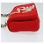 Borsa a spalla Burberry catena pile rossa argento Auth bs26879 Rosso - vista 3