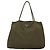 PRADA Hand Bag Nylon Khaki Silver Auth bs26850 Silvery - view 13