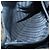 PRADA Hand Bag Nylon Khaki Silver Auth bs26850 Silvery - view 21
