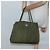 PRADA Hand Bag Nylon Khaki Silver Auth bs26850 Silvery - view 24