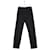 Louis Vuitton Jeans rectos de algodón negro
