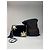 Vintage Yves Saint Laurent Samt Tasche schwarz