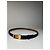 Céline Vintage Celine Paris Ledergürtel schwarz - Ansicht 5