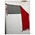 Vintage Courreges Paris Wollschal rot grau - Ansicht 10