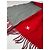 Vintage Courreges Paris Wollschal rot grau - Ansicht 5