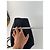 Borsa in pelle e cotone vintage Gucci nera Nero - vista 15