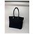 Borsa in pelle e cotone vintage Gucci nera Nero - vista 6