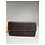 Vintage Louis Vuitton leather monogram wallet brown - view 4