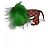 Peluche leone Gucci GG verde multicolore