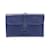 Clutch Hermès Jige Duo Second Blu navy - vista 2