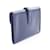 Clutch Hermès Jige Duo Second Blu navy - vista 3