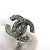 Orecchini in metallo con strass Chanel Coco Metallico - vista 6