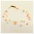 Tasaki K18 Yellow Gold Pearl 3-Strand Bracelet A2501008 Pink - view 4