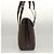 Céline Bolso de mano de lona Macadam Celine C marrón dorado Auth SW992 Castaño - vista 5