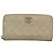 CHANEL Cartera Larga Matelassé Suede Beige Plata CC Auth 130516 - vista 2