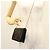 Borsa a spalla BALLY Wallet Chain in pelle oro nero Auth BA3241 D'oro - vista 24