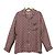 Camicia a maniche lunghe in seta GUCCI 46 Rossa Blu Marina Auth ym054M Rosso Blu navy