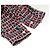 Camicia a maniche lunghe in seta GUCCI 46 Rossa Blu Marina Auth ym054M Rosso Blu navy - vista 6