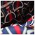 Camicia a maniche lunghe in seta GUCCI 46 Rossa Blu Marina Auth ym054M Rosso Blu navy - vista 7