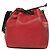 LOUIS VUITTON Epi Petit Noe Borsa a Spalla Rossa M44107 LV Auth BA3298 Rosso - vista 13