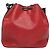 LOUIS VUITTON Epi Petit Noe Borsa a Spalla Rossa M44107 LV Auth BA3298 Rosso - vista 2