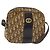 Borsa a spalla in tela Trotter Christian Dior marrone oro Auth SW985 D'oro
