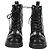 Botas gris LOUIS VUITTON Monogram Jaguar Star Trail Line Lace Up Auth 127740M Castaño - vista 13