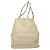 CHANEL Borsa Tote Camelia Pelle di Pecora Beige Oro CC Auth 130498 D'oro - vista 3
