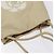 CHANEL Borsa Tote Camelia Pelle di Pecora Beige Oro CC Auth 130498 D'oro - vista 6