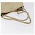 CHANEL Borsa Tote Camelia Pelle di Pecora Beige Oro CC Auth 130498 D'oro - vista 7