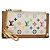 LOUIS VUITTON Pochette Cles Monograma Multicolor Bolsa Branca M92655 Auth 130593 Branco