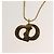 Collar Christian Dior metal dorado Auth SW954 - vista 10