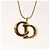 Collar Christian Dior metal dorado Auth SW954 - vista 3