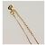 Collar Christian Dior metal dorado Auth SW954 - vista 7