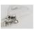 PRADA Bolso de Hombro Nylon Blanco Plata Auth 127895V - vista 4