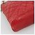 CHANEL Matelassierte Kette Schultertasche Lammleder Rot Gold CC Auth BA3499 Golden - Ansicht 11