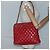 CHANEL Matelassierte Kette Schultertasche Lammleder Rot Gold CC Auth BA3499 Golden - Ansicht 21