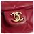 CHANEL Borsa a Spalla Matelassé con Catena in Pelle di Agnello Rosa Oro CC Auth 127614SM D'oro - vista 16