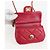 CHANEL Borsa a Spalla Matelassé con Catena in Pelle di Agnello Rosa Oro CC Auth 127614SM D'oro - vista 17