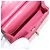 CHANEL Borsa a Spalla Matelassé con Catena in Pelle di Agnello Rosa Oro CC Auth 127614SM D'oro - vista 19