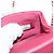 CHANEL Borsa a Spalla Matelassé con Catena in Pelle di Agnello Rosa Oro CC Auth 127614SM D'oro - vista 22