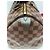 Borsa Louis Vuitton Speedy 30 Damier Marrone Scuro - vista 4