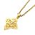 Collana Chanel oro con pendente D'oro