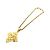 Collana Chanel oro con pendente D'oro - vista 2