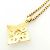 Collana Chanel oro con pendente D'oro - vista 3